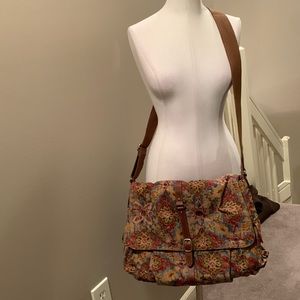 Fossil crossbody duffle